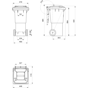 MGB Technische Zeichnung