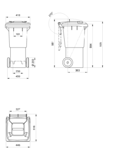 MGB Technische Zeichnung MGB 60