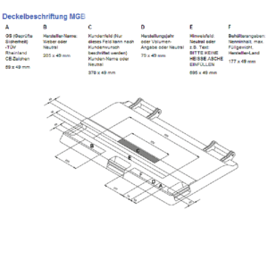 MGB Technische Zeichnung