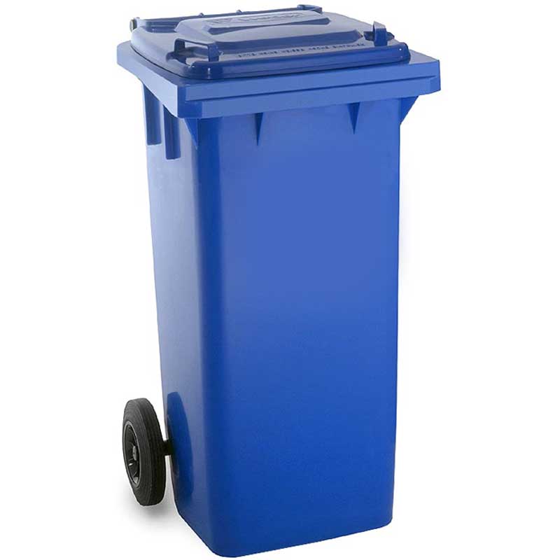 Mülltonne Müllbehälter 120L mit Deckel 2 Rad Behälter Abfalltonne 5 Farben 