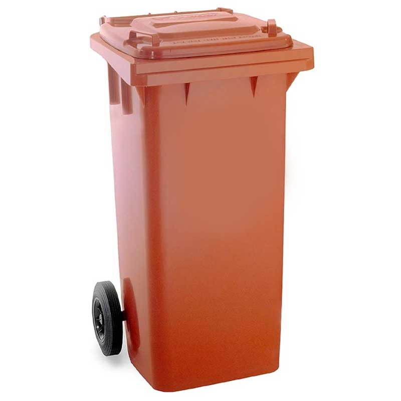 Großmülltonne Mülltonne Abfalltonne Abfallbehälter GMT 140 L rot 