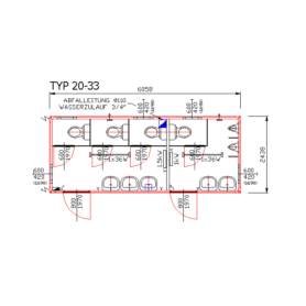 Sanitärcontainer Typ 20