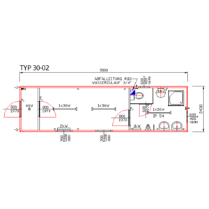 Sanitärcontainer Typ 30